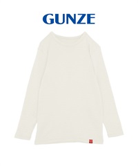 グンゼ GUNZE HOT MAGIC 寒さ知らず メンズ インナーシャツ ロンT(オフホワイト-M)