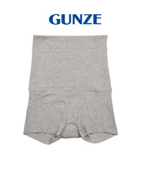 グンゼ GUNZE HOT MAGIC 綿のチカラ レディース 腹巻付きショーツ 【メール便】(グレーモク-M)