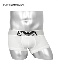 エンポリオ アルマーニ EMPORIO ARMANI Wide waistband メンズ ローライズボクサーパンツ 【メール便】(ホワイト-海外S(日本M相当))