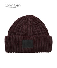 カルバンクライン Calvin Klein LOFTY SHAKER CUFF HAT ニット帽(トウニーポートヘザー-フリーサイズ)