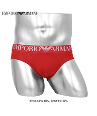 エンポリオ アルマーニ EMPORIO ARMANI ALL OVER EAGLE MICROFIBER メンズ ブリーフ 【メール便】(ファイアレッド-海外S(日本M相当))