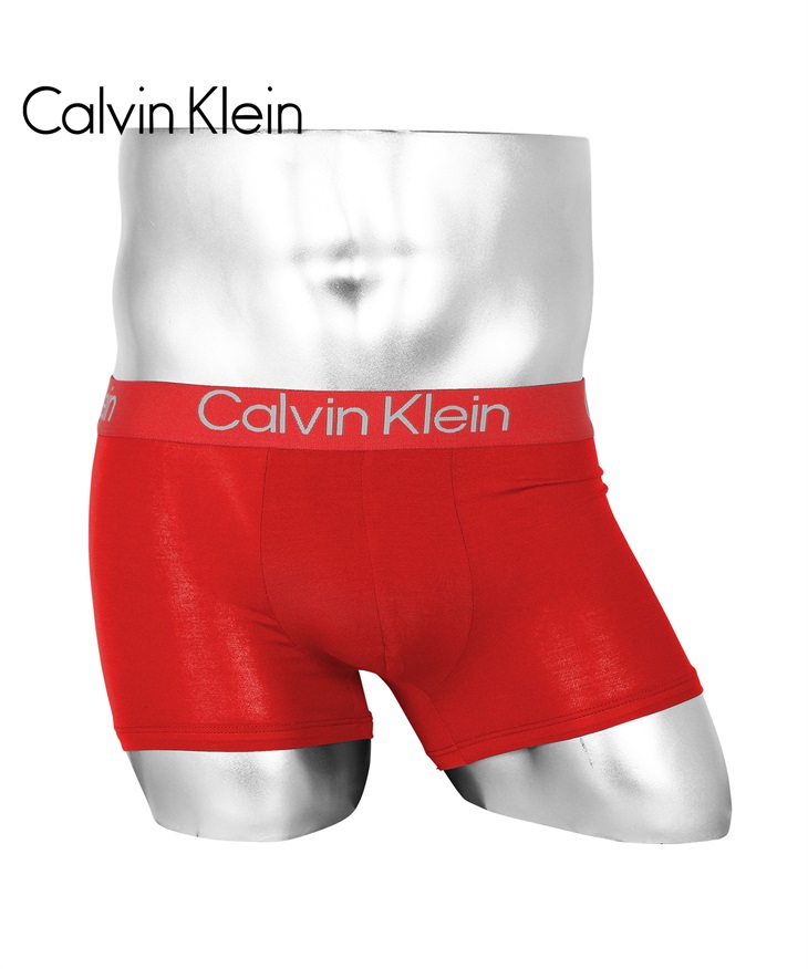 カルバンクライン Calvin Klein Eco Pure Modal メンズ ボクサーパンツ 【メール便】(レッド-海外S(日本M相当))