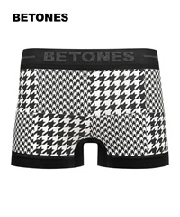 ビトーンズ BETONES HOUNDSTOOTH メンズ ボクサーパンツ 【メール便】(ブラック-フリーサイズ)