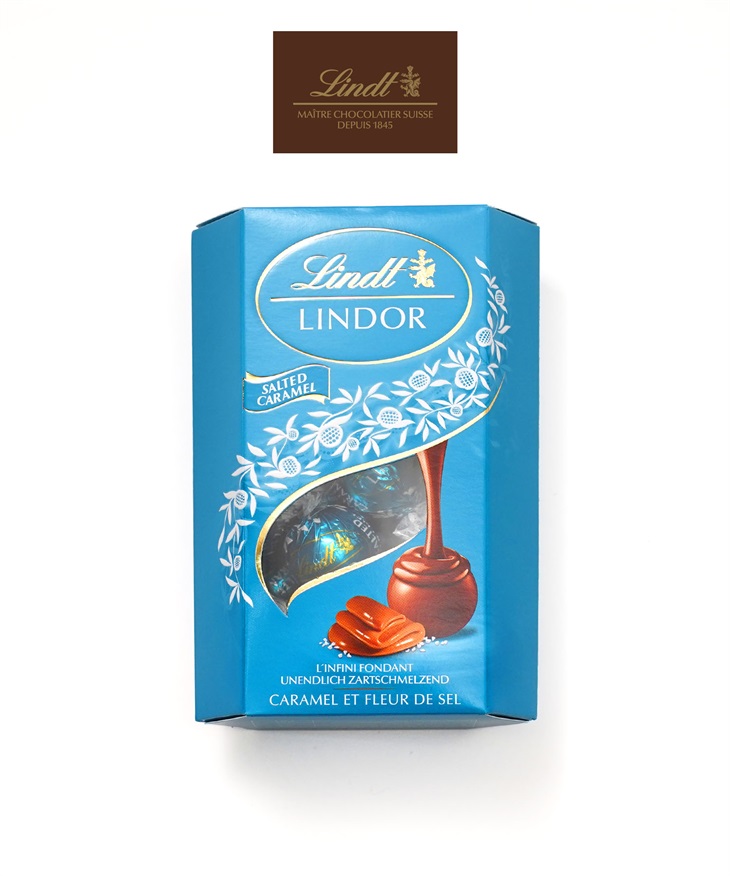 LINDOR チョコレート 200g（約16個入り）(ソルテッドキャラメル-200g（約16個入り）)