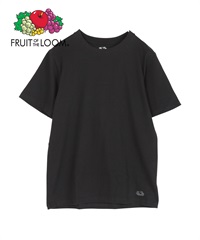フルーツオブザルーム FRUIT OF THE LOOM 7oz 天竺 メンズ 半袖Tシャツ 【メール便】(ブラック-M)