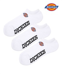 ディッキーズ Dickies 3足セット ロゴ刺繍底パイル メンズ ソックス(Aホワイト-25-27cm)