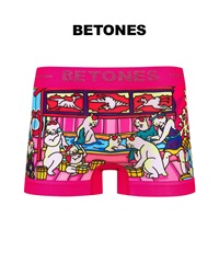 ビトーンズ BETONES THE FURO メンズ ボクサーパンツ 【メール便】(ピンク-フリーサイズ)