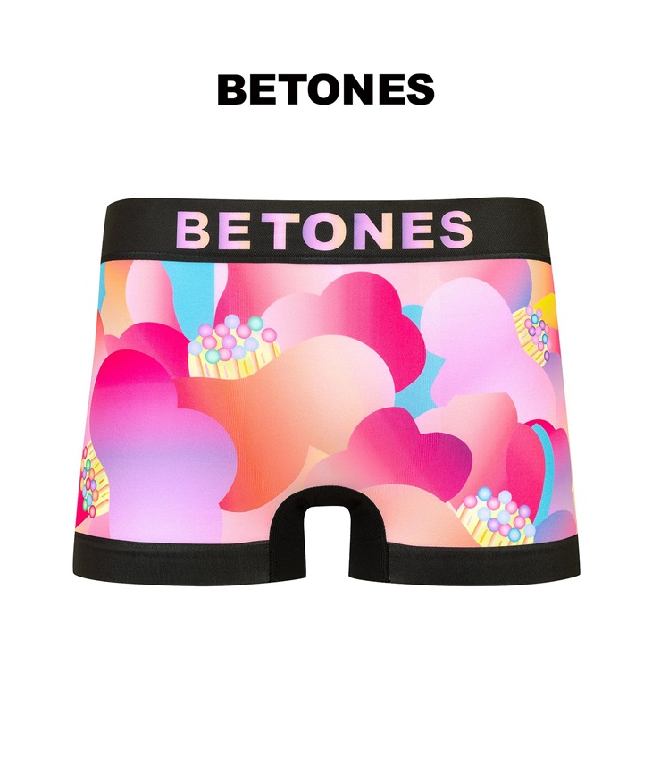 ビトーンズ BETONES CAMELLIA CLOUD メンズ ボクサーパンツ 【メール便】(ブラック-フリーサイズ)