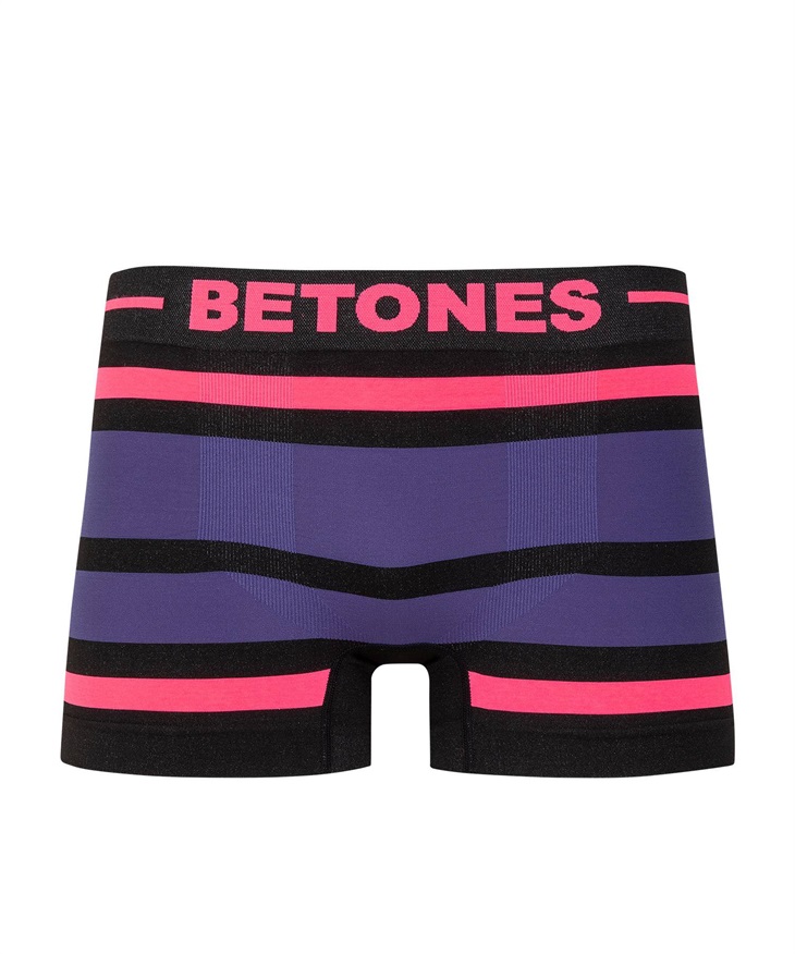 【5】ビトーンズ BETONES AKER メンズ ボクサーパンツ【メール便】(6.ピンク×パープル-フリーサイズ)