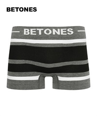ビトーンズ BETONES BREATH メンズ ボクサーパンツ【メール便】(ホワイト×ブラック-フリーサイズ)
