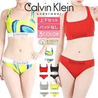 カルバンクライン Calvin Klein Reimagined Heritage レディース ブラ＆ショーツ 上下セット おしゃれ 可愛い セットアップ ブラセット ブラ・ショーツ