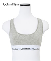 カルバンクライン Calvin Klein Modern Cotton レディース スポーツブラ 【メール便】(グレー-海外XS(日本S相当))