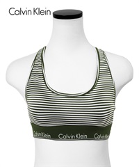 カルバンクライン Calvin Klein Modern Cotton レディース スポーツブラ 【メール便】(【A】マーチングストライプ-海外XS(日本S相当))