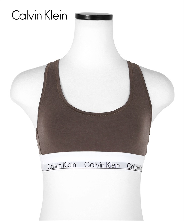 カルバンクライン Calvin Klein Modern Cotton レディース スポーツブラ 【メール便】(【B】ウッドランド-海外M(日本L相当))