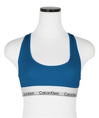 カルバンクライン Calvin Klein MODERN COTTON レディース スポーツブラ  【メール便】(4.アンプリファイドブルー-海外XS(日本S相当))