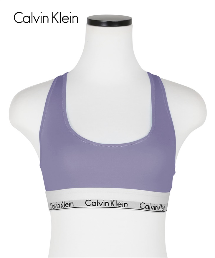 カルバンクライン Calvin Klein Modern Cotton レディース スポーツブラ 【メール便】(【A】スプラッシュグレープ-海外S(日本M相当))