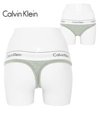 カルバンクライン Calvin Klein Modern Cotton レディース Tバック 【メール便】(グレー-海外XS(日本S相当))