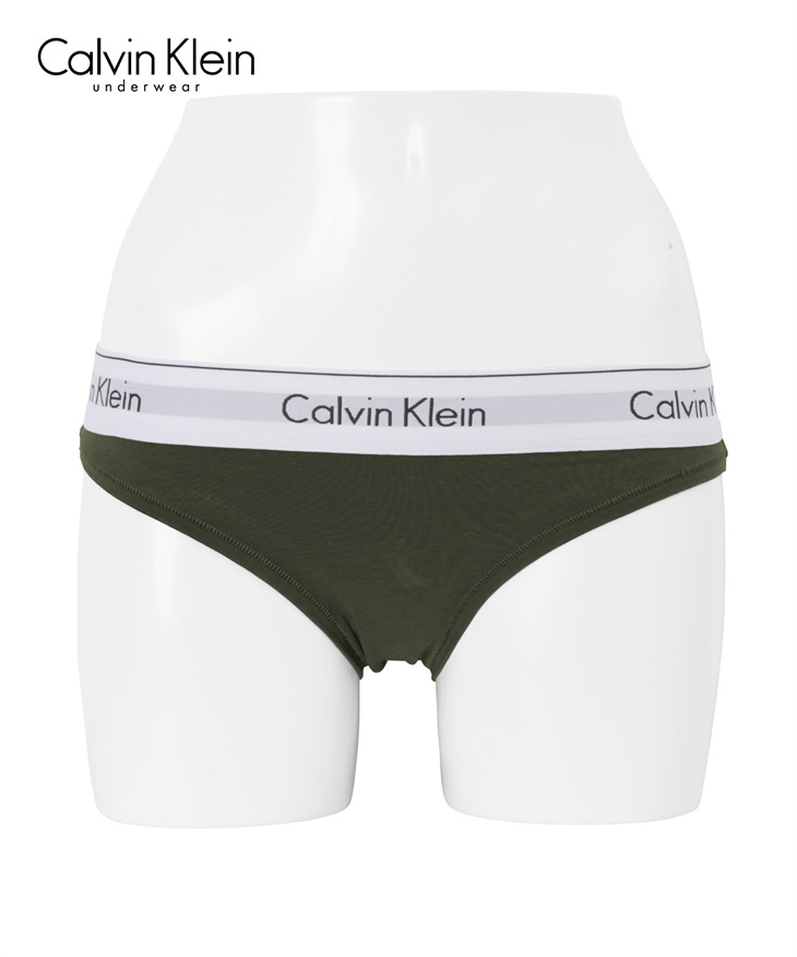 カルバンクライン Calvin Klein Modern Cotton レディース Tバック 【メール便】(フィールドオリーブ-海外XS(日本S相当))