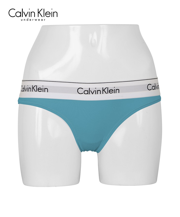 カルバンクライン Calvin Klein Modern Cotton レディース Tバック 【メール便】(タペストリーティール-海外XS(日本S相当))