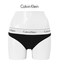 カルバンクライン Calvin Klein MODERN COTTON レディース ショーツ おしゃれ 可愛い 綿 ロゴ ワンポイント 無地 【メール便】(1.ブラック-海外XS(日本S相当))
