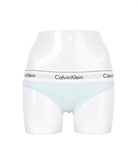 カルバンクライン Calvin Klein MODERN COTTON レディース ショーツ おしゃれ 可愛い 綿 ロゴ ワンポイント 無地 【メール便】(5.ウェッジウッドブルー-海外XS(日本S相当))