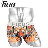 FICUS フィークス ボクサーパンツ メンズ パンツ 男性 下着 ブランド アンダーウェア ボクサーブリーフ WILD TIGER (fc036) 彼氏 夫 息子 プレゼント 通販