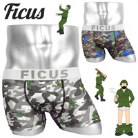 FICUS フィークス ボクサーパンツ メンズ パンツ 男性 下着 ブランド アンダーウェア ボクサーブリーフ soldier camo (fc045) 彼氏 夫 息子 プレゼント 通販