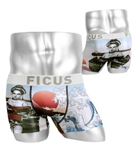 FICUS フィークス variation4 メンズ ボクサーパンツ ギフト プレゼント ラッピング無料 サービス(10.花魁-S)