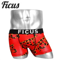 FICUS フィークス ボクサーパンツ メンズ パンツ 男性 下着 ブランド アンダーウェア ボクサーブリーフ Vivid Leopard (fcg011912) 彼氏 夫 息子 プレゼント 通販