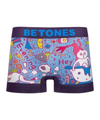 ビトーンズ BETONES BETONES メンズ ボクサーパンツ(8.SOMEHOWHAPPY(ブルー)-フリーサイズ)
