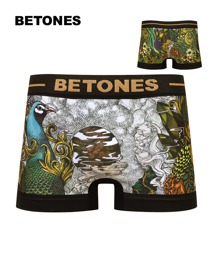 ビトーンズ BETONES BETONES メンズ ボクサーパンツ 【メール便】(SERENITY2(ブラック)-フリーサイズ)