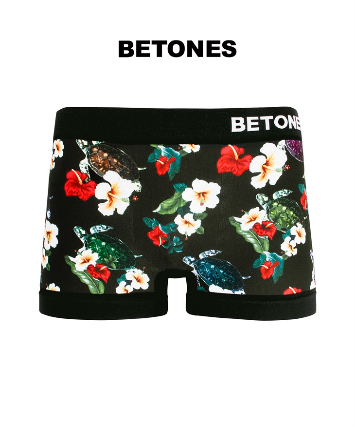 ビトーンズ BETONES BETONES メンズ ボクサーパンツ 【メール便】(BORABORA(ブラック)-フリーサイズ)