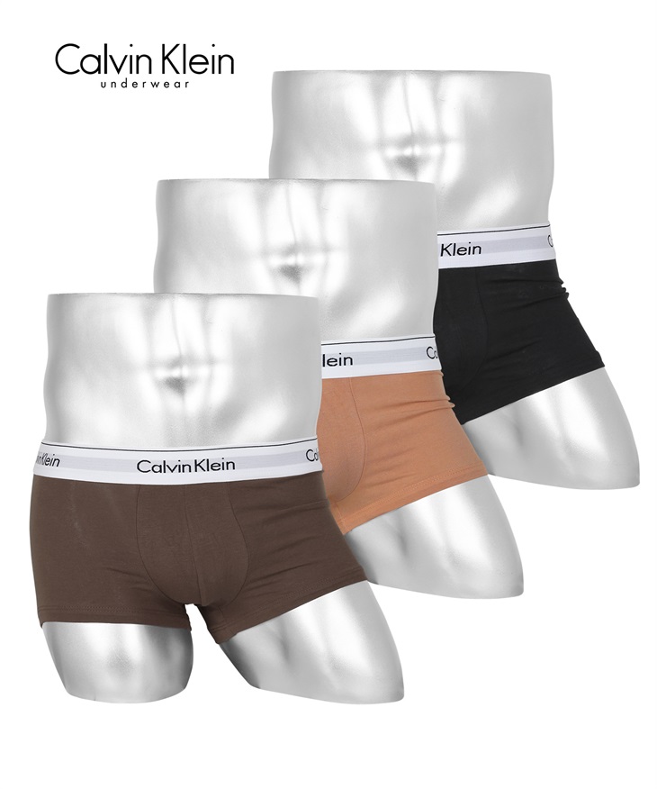 カルバンクライン Calvin Klein 【3枚セット】Cotton Stretch VARIETY メンズ ボクサーパンツ(ウッドランドセット-海外S(日本M相当))