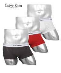 カルバンクライン Calvin Klein 【3枚セット】Cotton Stretch VARIETY メンズ ボクサーパンツ(ブラックイグザクトセット-海外S(日本M相当))