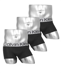 カルバンクライン Calvin Klein ワケあり【3枚セット】STEEL MICRO メンズ ローライズボクサーパンツ(オールブラックセット-海外S(日本M相当))