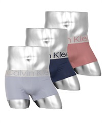 カルバンクライン Calvin Klein 【3枚セット】 メンズ ローライズボクサーパンツ(7.クラウドブルーセット-海外S(日本M相当))