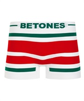 BETONES メンズ ボクサーパンツ(3.AKER(グリーン×レッド)-フリーサイズ)