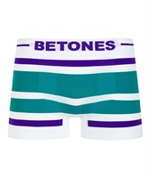 BETONES メンズ ボクサーパンツ(2.AKER(パープル×スカイグリーン)-フリーサイズ)