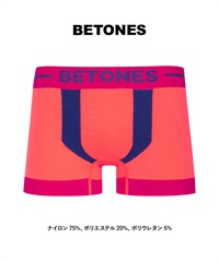 BETONES メンズ ボクサーパンツ(14.kicks(ピンク×ネイビー)-フリーサイズ)