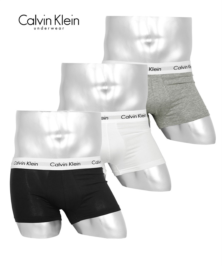 カルバンクライン Calvin Klein 【3枚セット】Variety 3PK メンズ ボクサーパンツ(【B】ブラックWGセット-海外S(日本M相当))