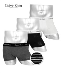 カルバンクライン Calvin Klein 【3枚セット】Variety 3PK メンズ ボクサーパンツ 【メール便】(【B】ブラックボーダーセット-海外S(日本M相当))