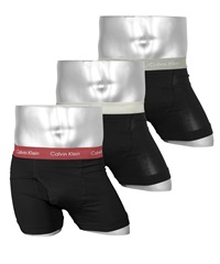 カルバンクライン Calvin Klein 【3枚セット】Cotton Stretch メンズ ボクサーパンツ(6.ブラックラズベリーセット-海外S(日本M相当))
