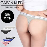 Calvin Klein カルバンクライン 3枚セット CAROUSEL レディース Tバック バレンタイン ギフト プレゼント 下着 ラッピング無料