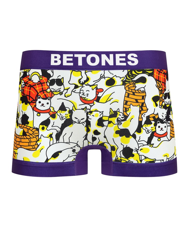 ビトーンズ BETONES BETONES メンズ ボクサーパンツ(16.MANYCATS3(ブルー)-フリーサイズ)