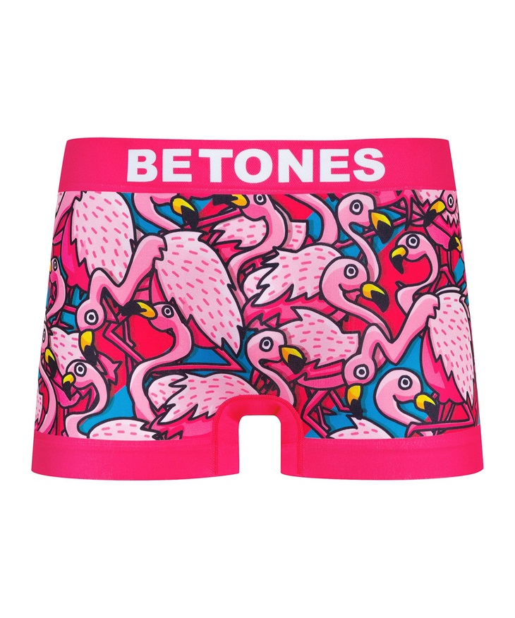 ビトーンズ BETONES BETONES メンズ ボクサーパンツ(13.FIREDUP(ピンク)-フリーサイズ)