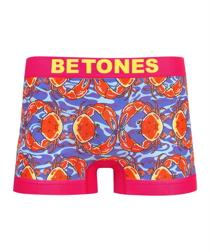 ビトーンズ BETONES BETONES メンズ ボクサーパンツ(5.CRAB(ピンク)-フリーサイズ)