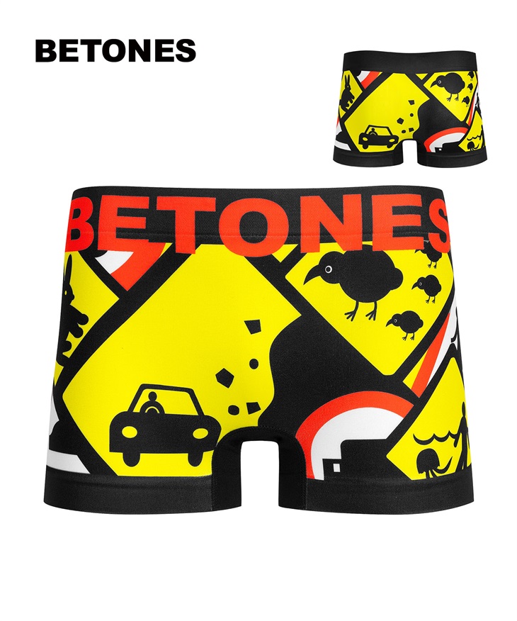 ビトーンズ BETONES BETONES メンズ ボクサーパンツ 【メール便】(SIREN(レッド)-フリーサイズ)