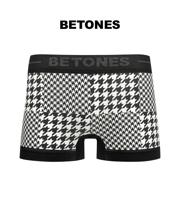 ビトーンズ BETONES BETONES メンズ ボクサーパンツ 【メール便】(HOUNDSTOOTH(ブラック)-フリーサイズ)