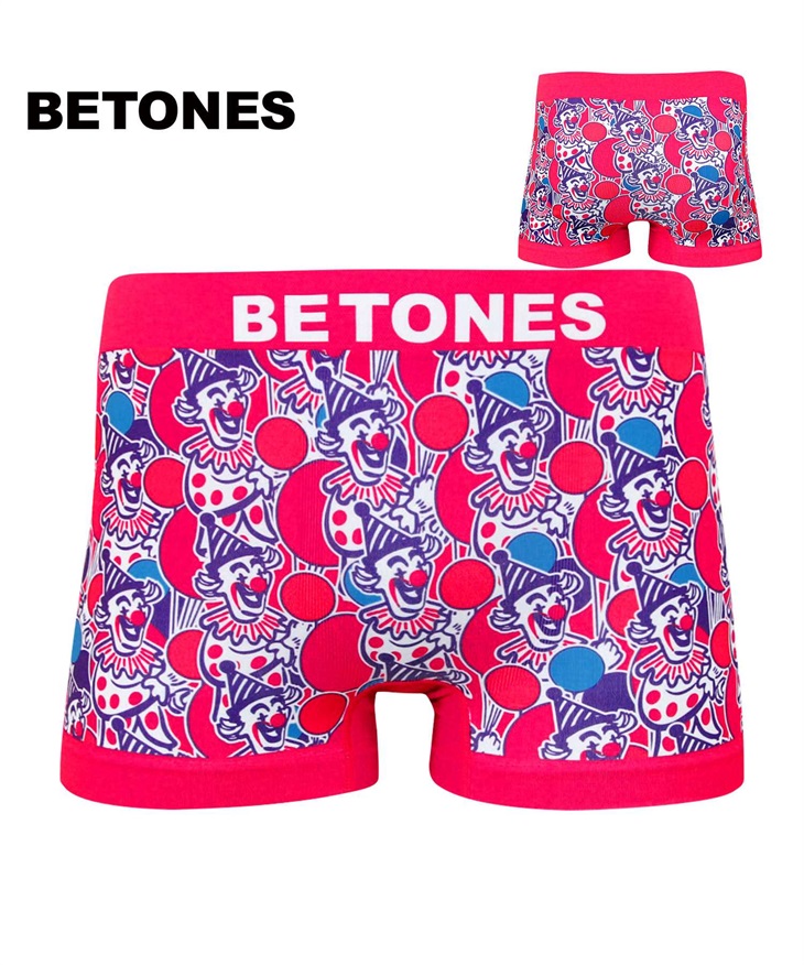 ビトーンズ BETONES BETONES メンズ ボクサーパンツ 【メール便】(MRSUMMERTIME(ピンク)-フリーサイズ)