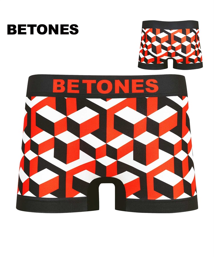 ビトーンズ BETONES BETONES メンズ ボクサーパンツ 【メール便】(FESTIVAL10(ブラック)-フリーサイズ)